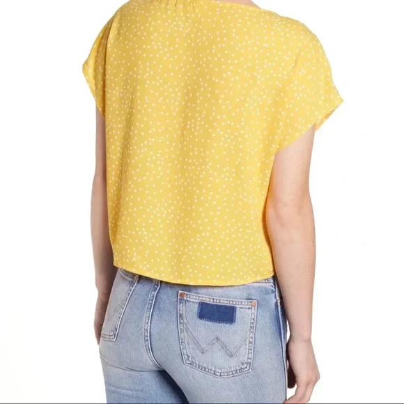 BP yellow polka dots top XL - Picture 2 of 5